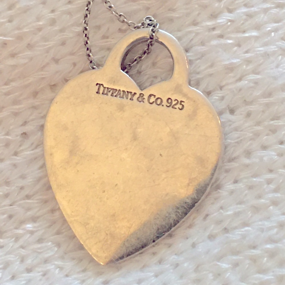 Authentic Tiffany Heart Tag Necklace